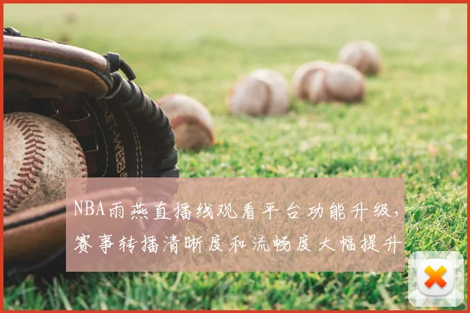 NBA雨燕直播线观看平台功能升级，赛事转播清晰度和流畅度大幅提升