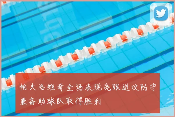 帕夫洛维奇全场表现亮眼进攻防守兼备助球队取得胜利